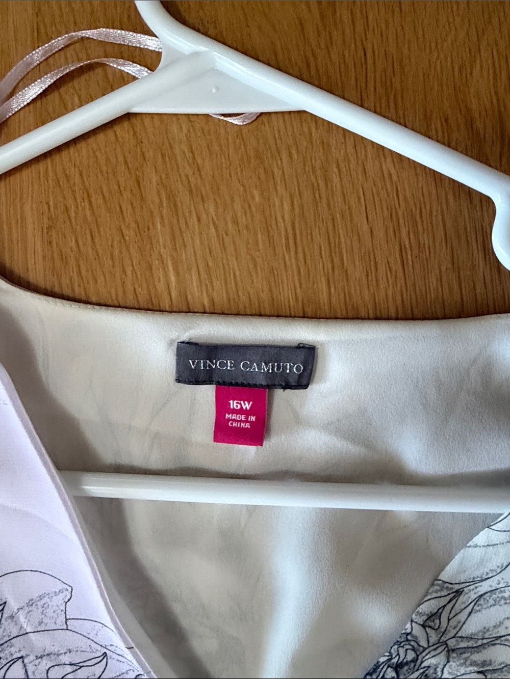 Calvin Klein Lavender Floral Wrap Midi Dress - Picture 2 of 10